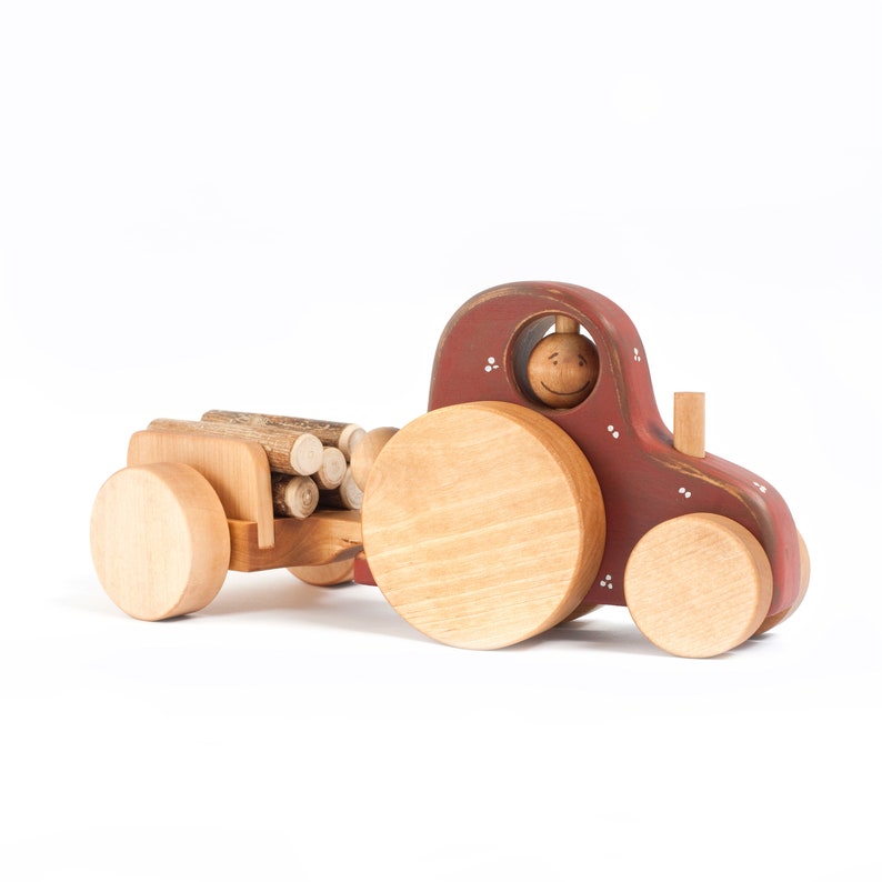 Tractors Wooden Toys Farm Mud N Lace